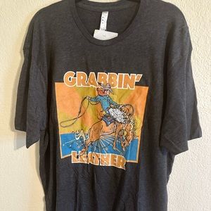 Grabbin’ Leather t-shirt.  Size XL